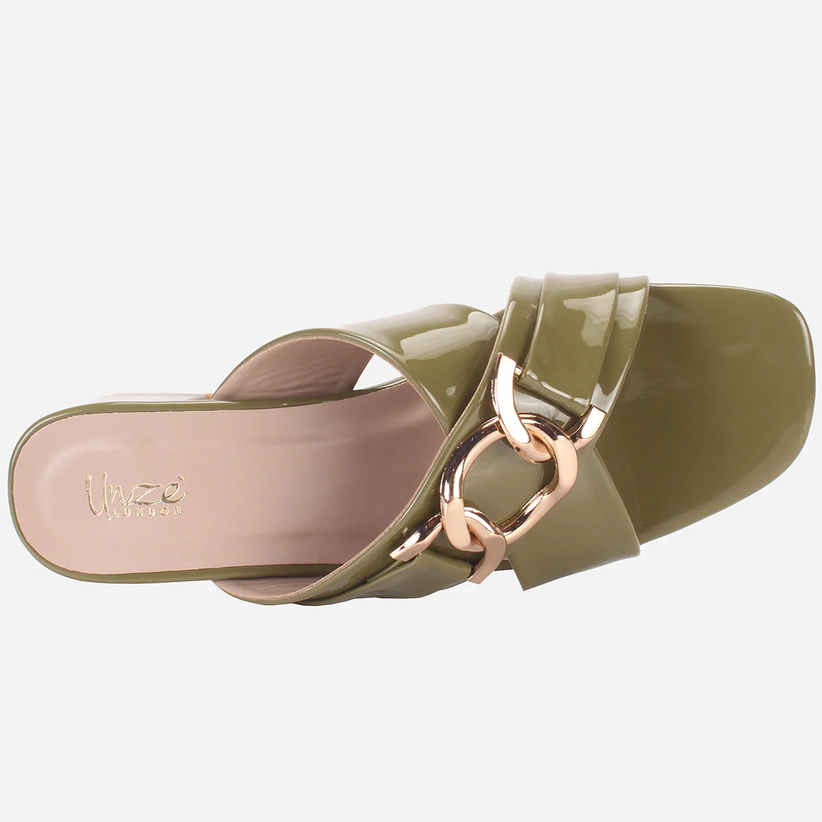 Womens "LINNLY" Block Heeled Sandals - Image 4