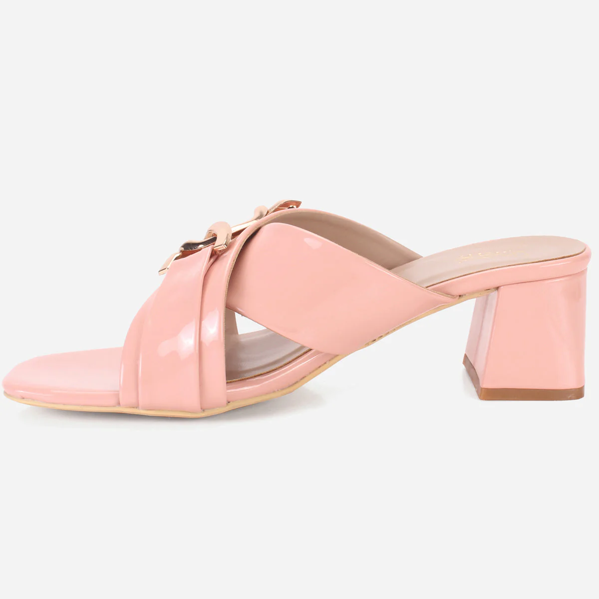 Womens "LINNLY" Block Heeled Sandals - Image 3