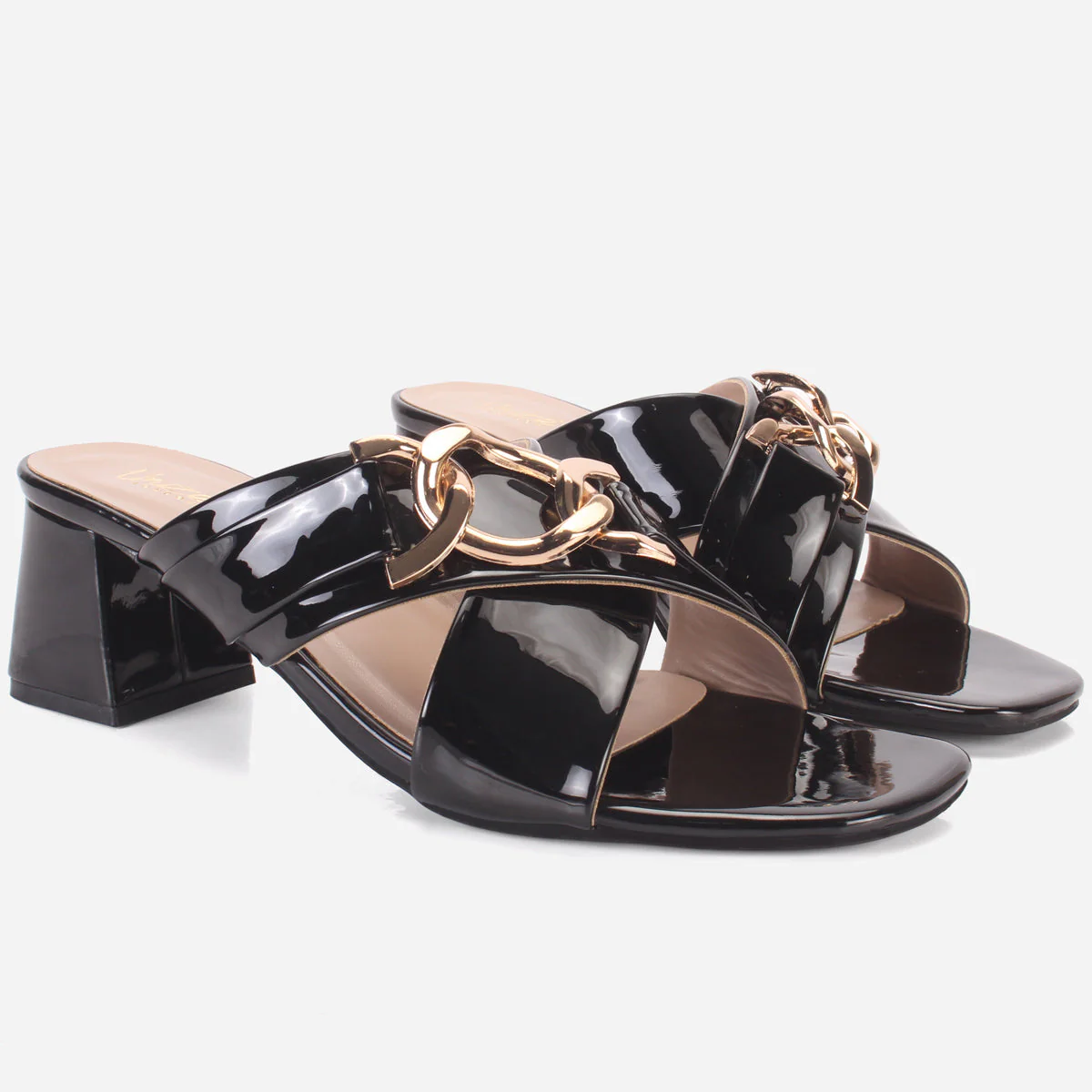 Womens "LINNLY" Block Heeled Sandals - Image 2