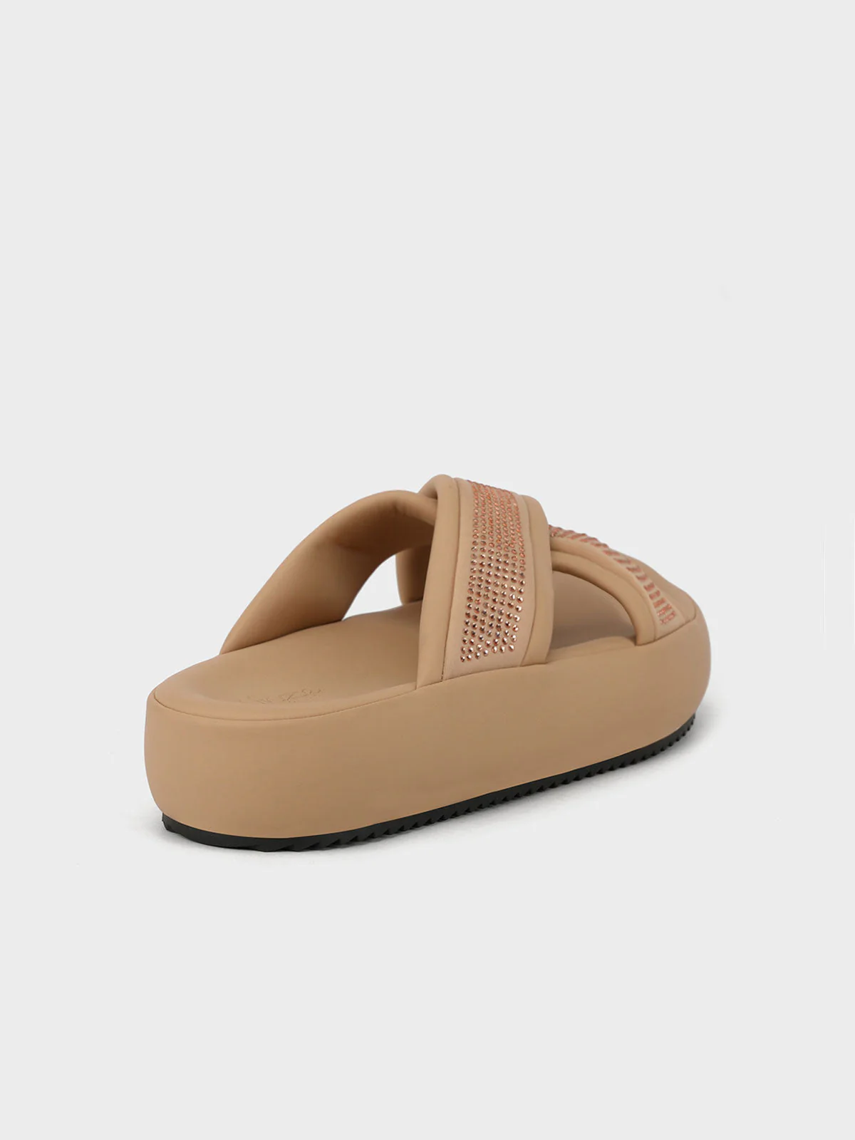 Womens "LUCIO" Crossover Casual Slippers - Image 3