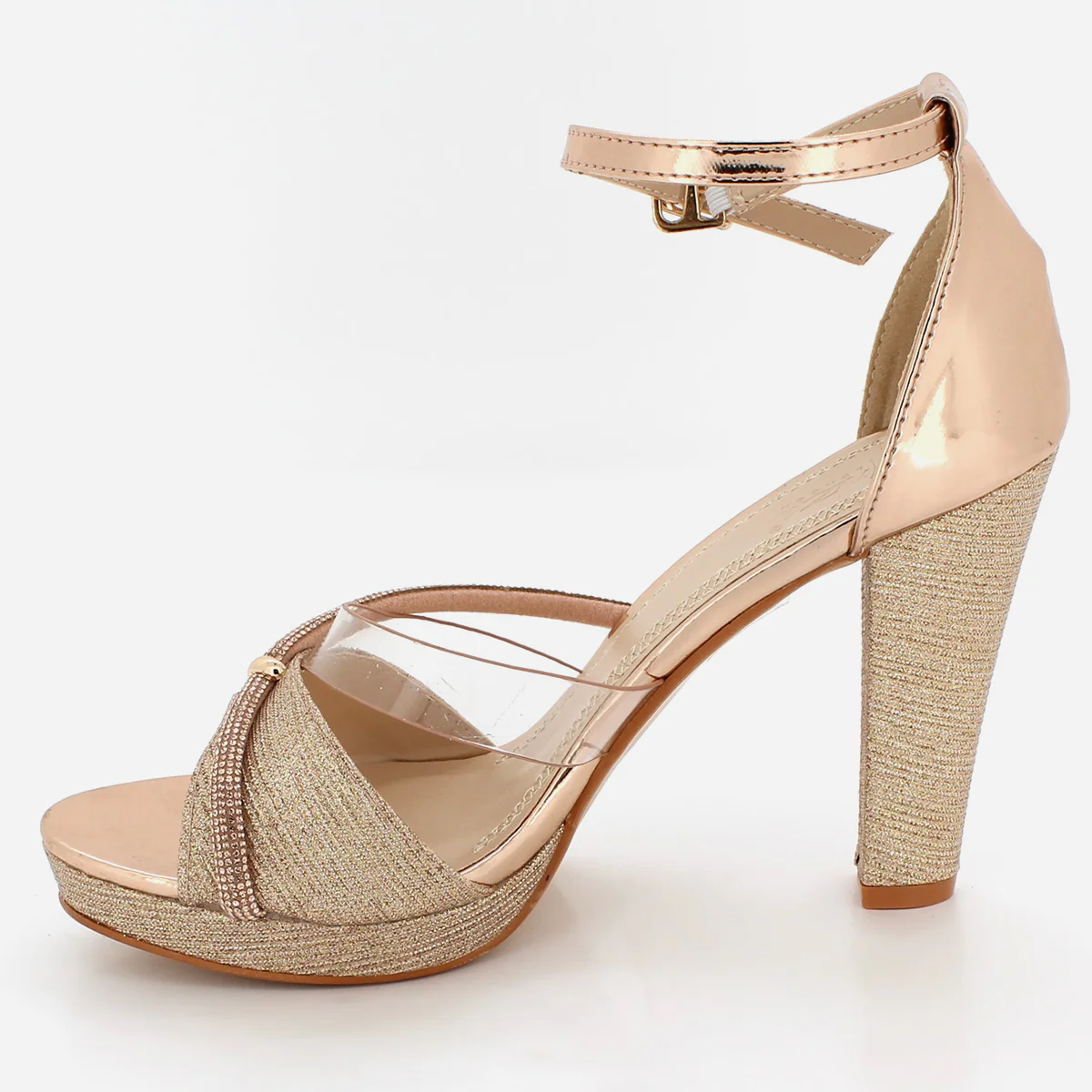 Womens "LUNA" Fancy Decorated Wedding Sandals - Image 4