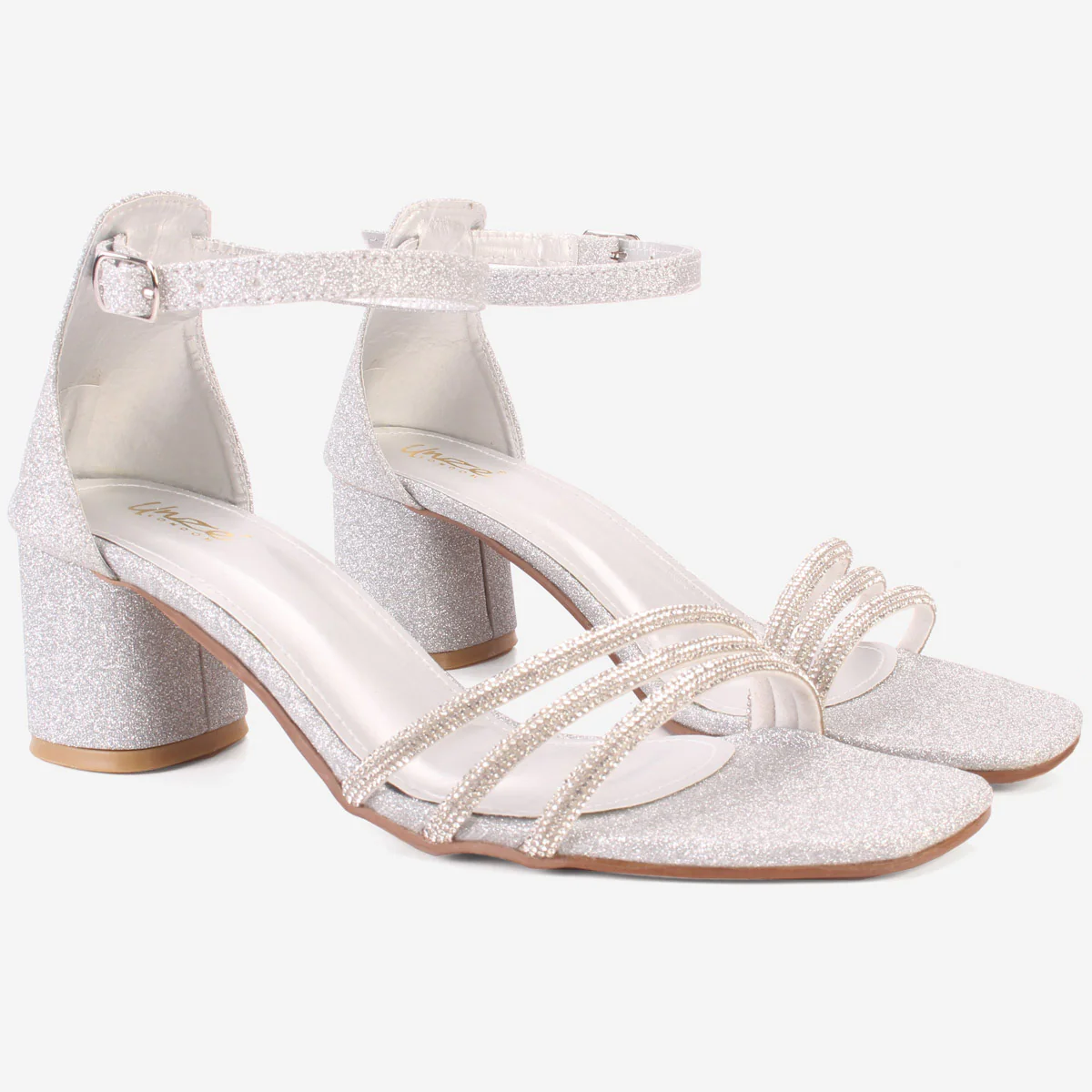 Womens "LYLA" Decorated Evening Sandals - Image 2