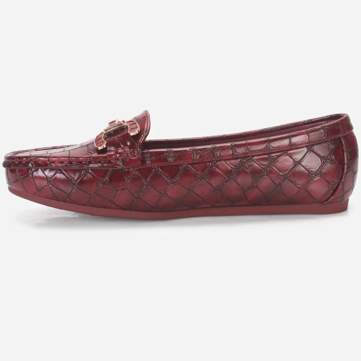 Womens "MAEYRUM" Flat Comfy Slide In Moccasins - Image 3