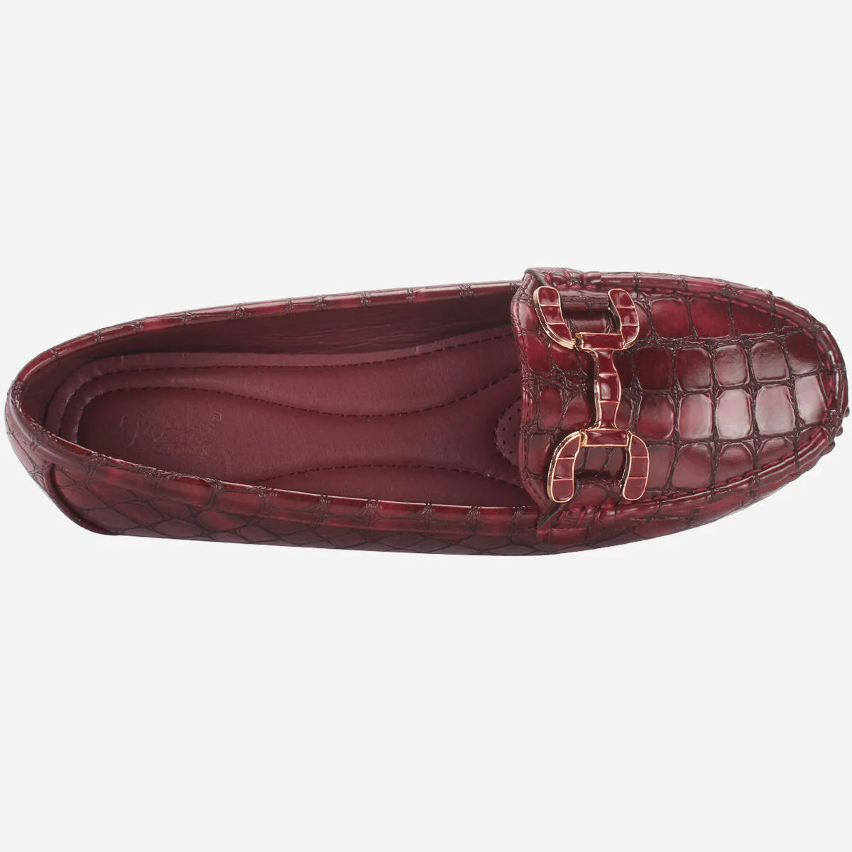 Womens "MAEYRUM" Flat Comfy Slide In Moccasins - Image 4