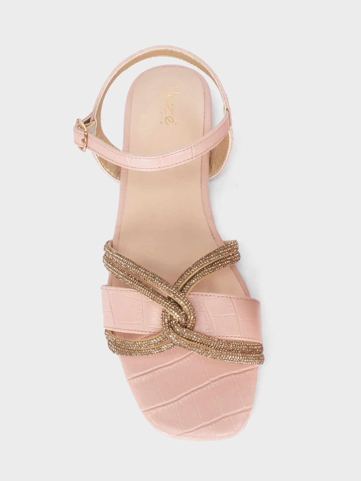 Women's "MARTINA" Crystals Detailing Sandals - Image 5