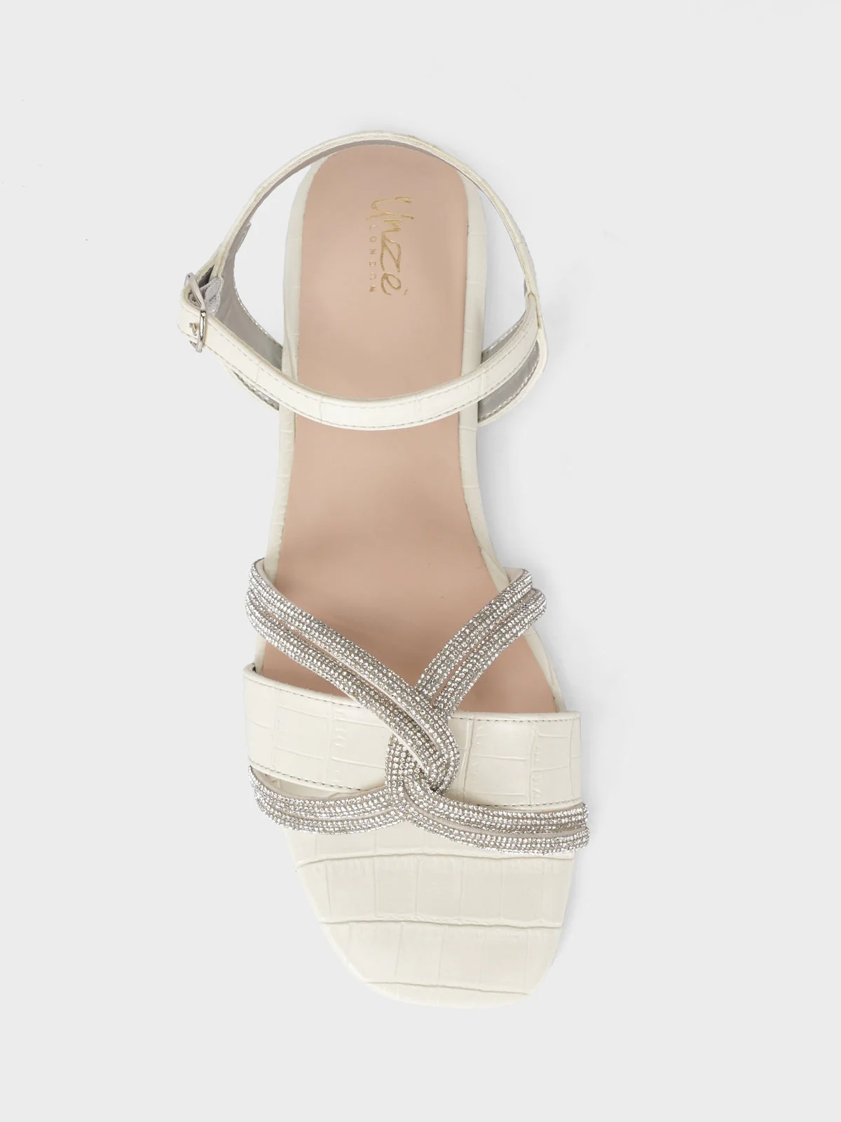 Women's "MARTINA" Crystals Detailing Sandals - Image 5