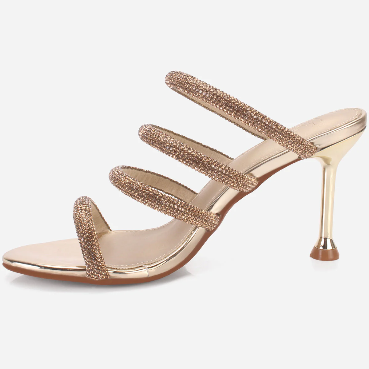 Women's "MAYKONS"Embellished Party Sandals - Image 3