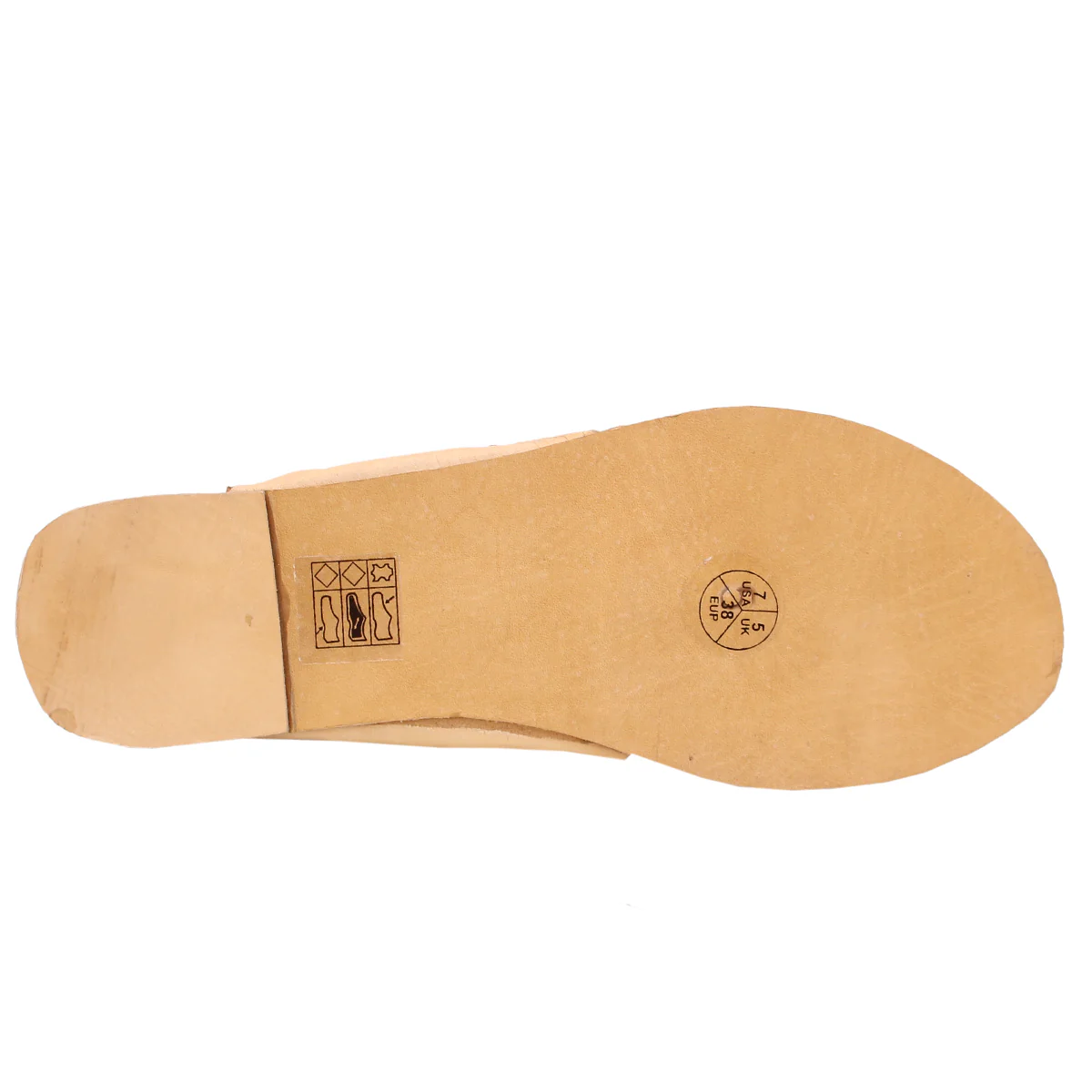Womens "MELTAM" Decorated Leather Kolhapuri Slippers - Image 5