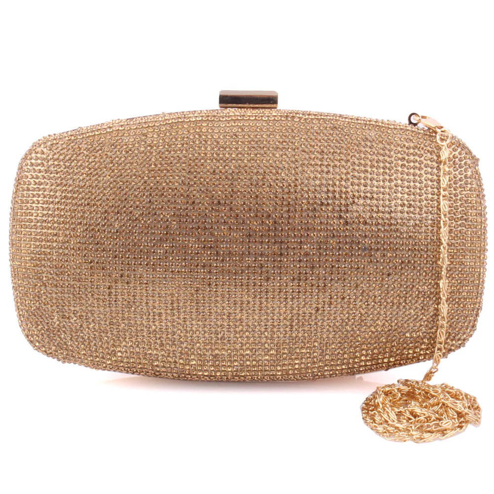 Womens ‘Minudure’ Shimmery Evening Clutch Handbag - Image 2