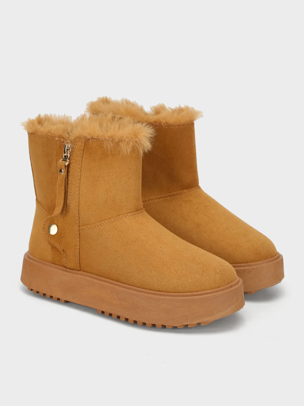 Womens "MIRCEA" Faux Fur Cozy Boots - Image 2