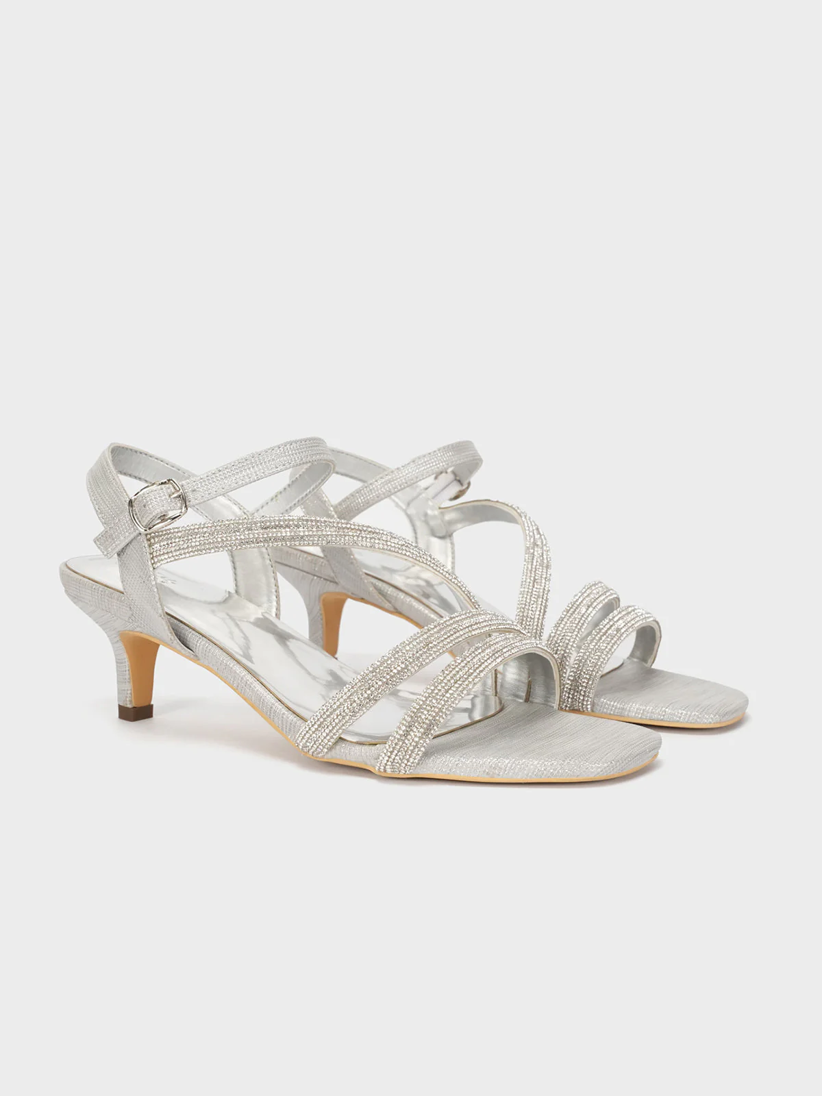 Women's "MOMUS" Glittery Party Sandals - Image 2