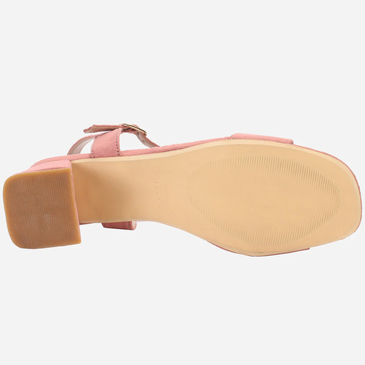 Womens "NAURAX" Fancy Block Heel Back Strap Sandals - Image 5
