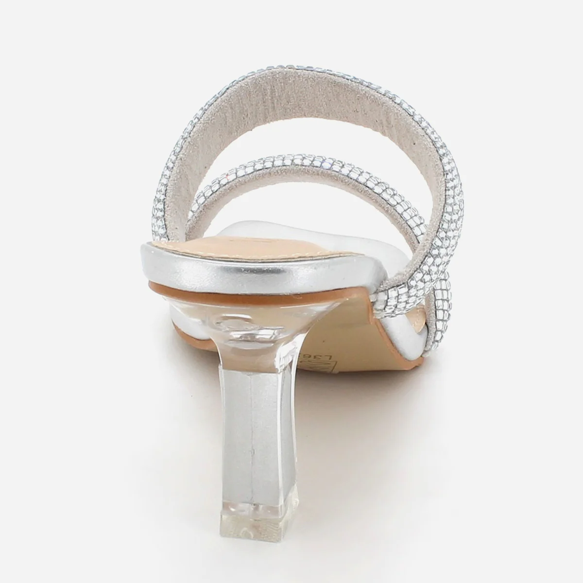 Womens "NAXI" Crystal Decorated Party Sandals - Image 3