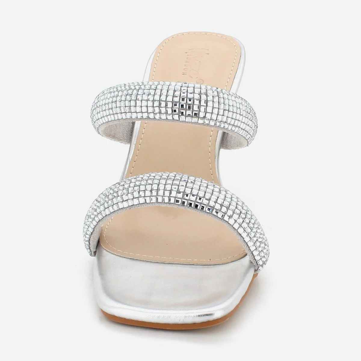 Womens "NAXI" Crystal Decorated Party Sandals - Image 5