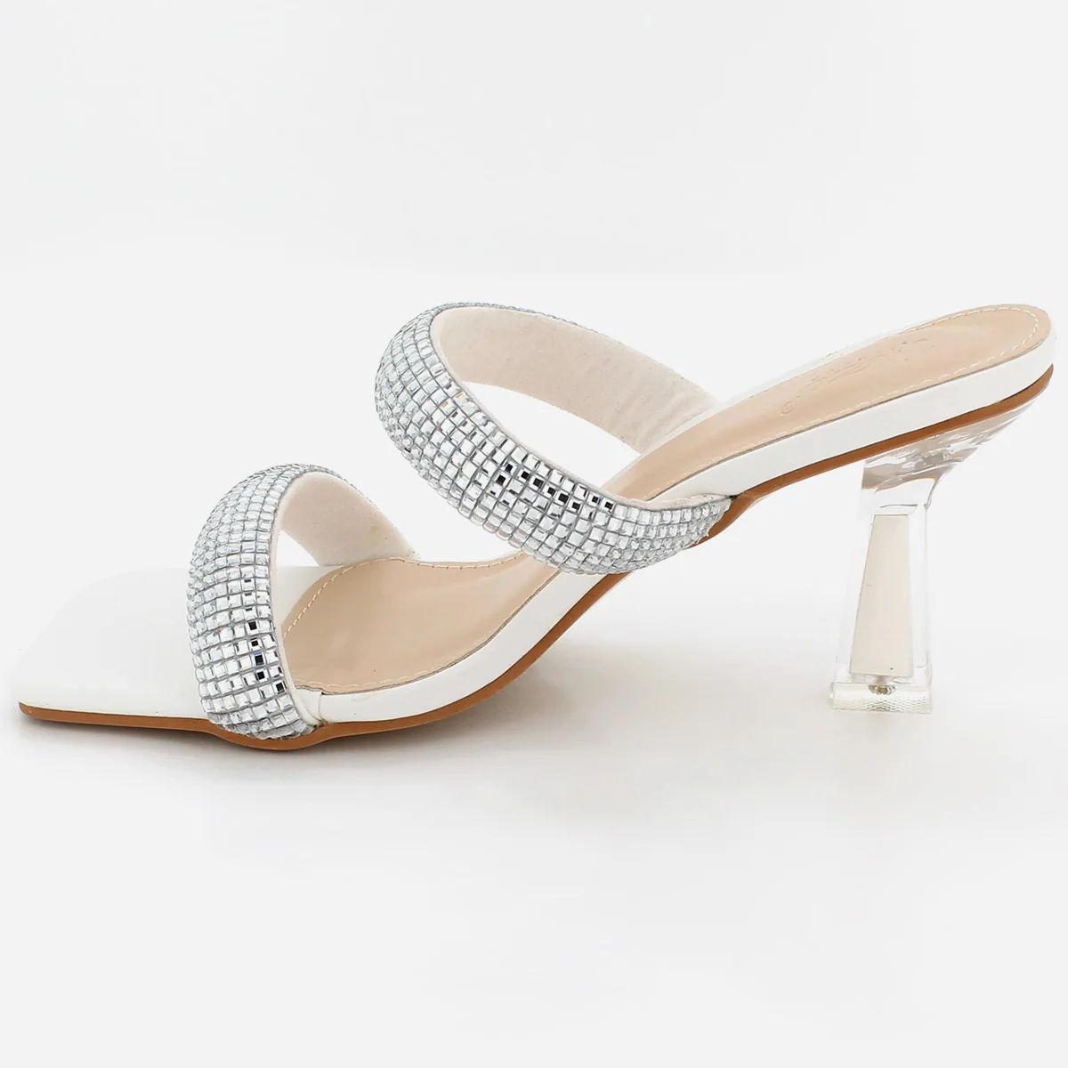 Womens "NAXI" Crystal Decorated Party Sandals - Image 4