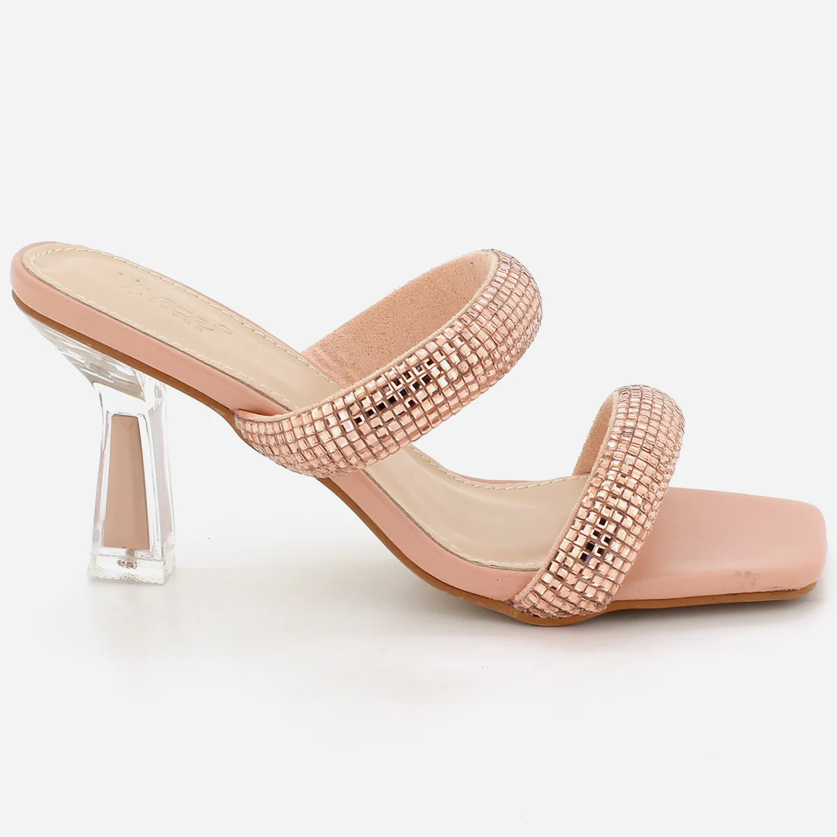Womens "NAXI" Crystal Decorated Party Sandals - Image 2