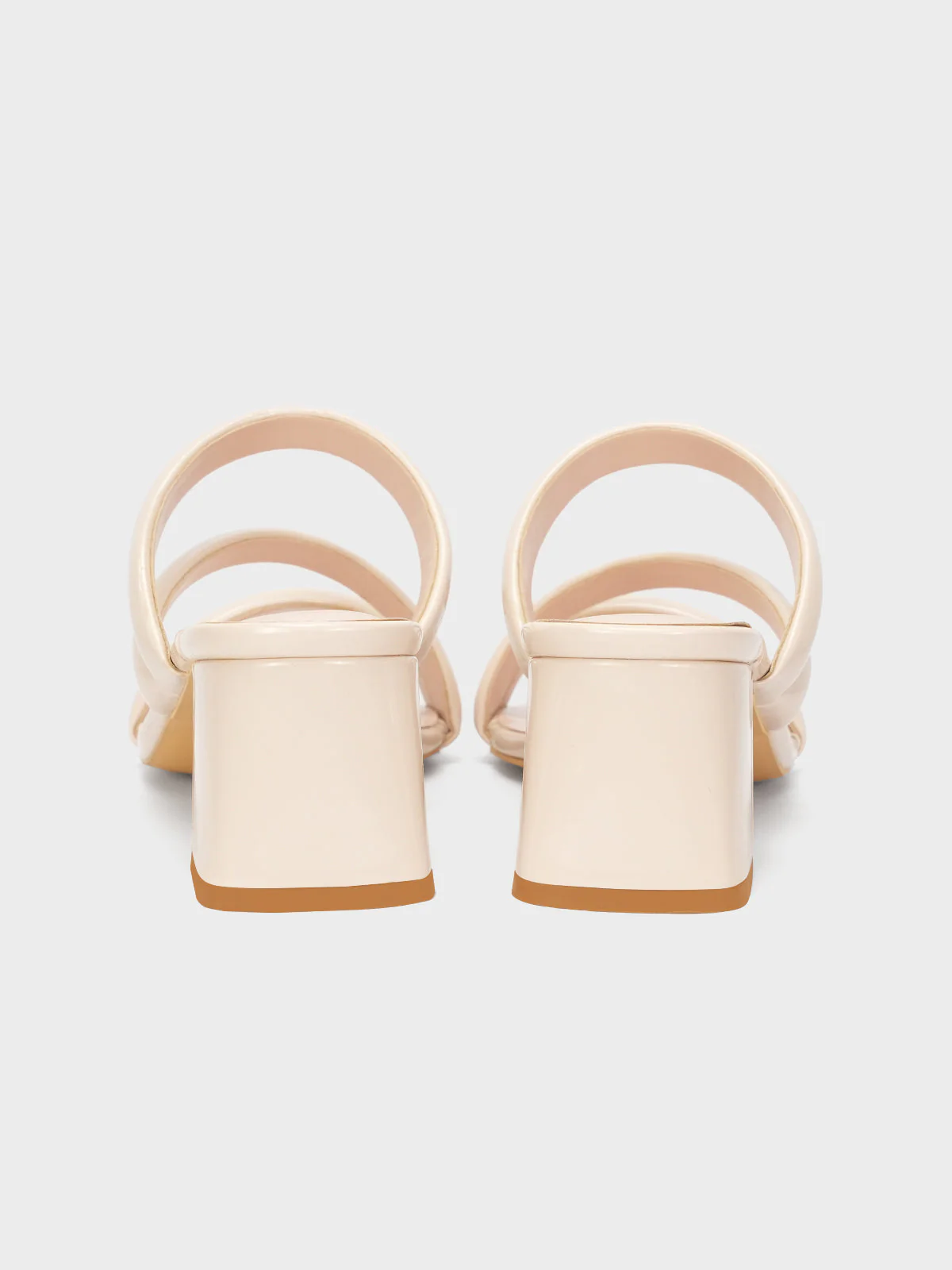Womens "NEREUS" Patent Casual Sandals - Image 3