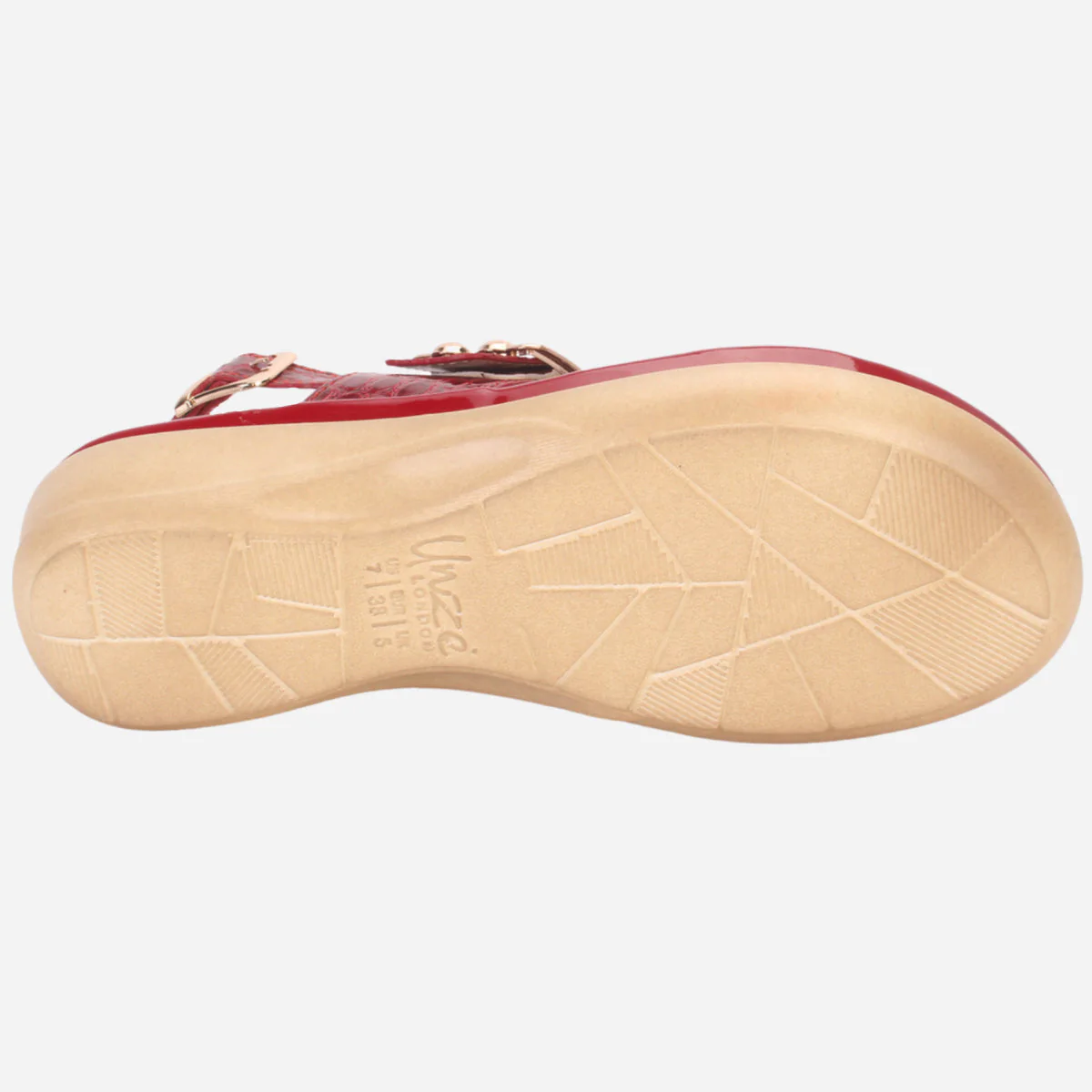 Womens "NIAMA" Open Toe Comfy Everyday Wedge Sandals - Image 5