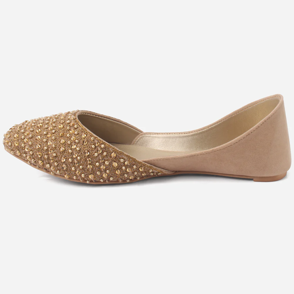 Women's "NISHA" Embellished Leather Indian Khussa - Image 3