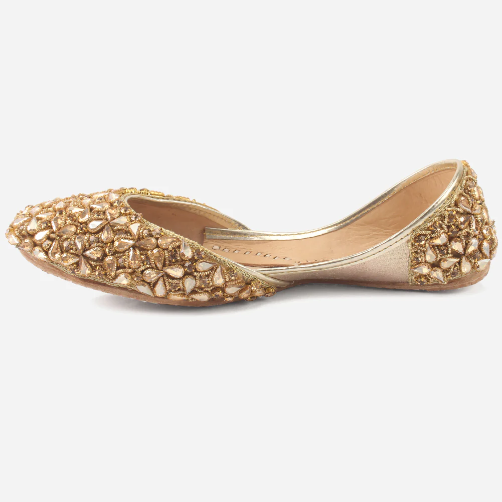 Womens "NOLA" Embellished Indian Khussa - Image 3
