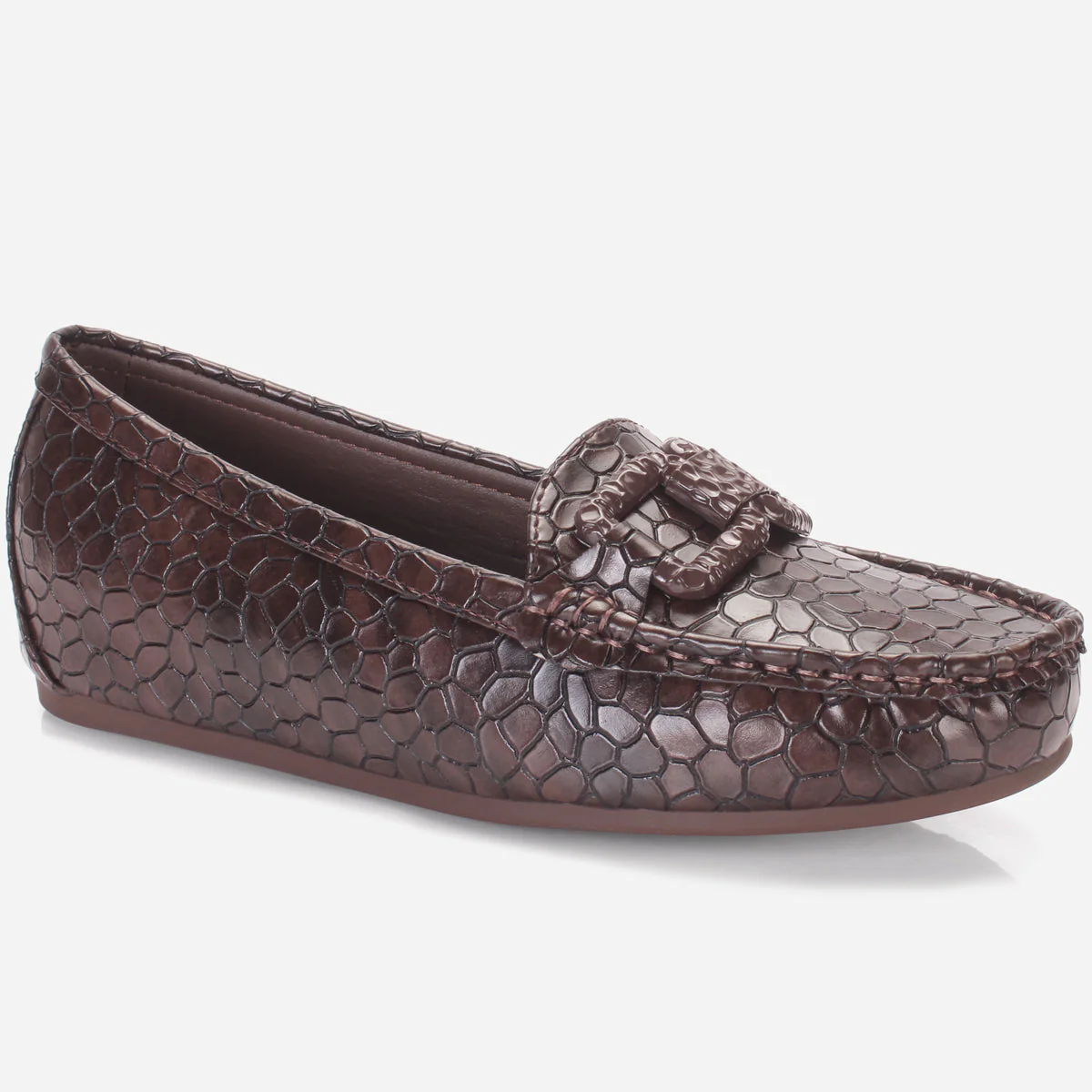 Womens "NOOHRY" Wedge Comfy Slide In Moccasins