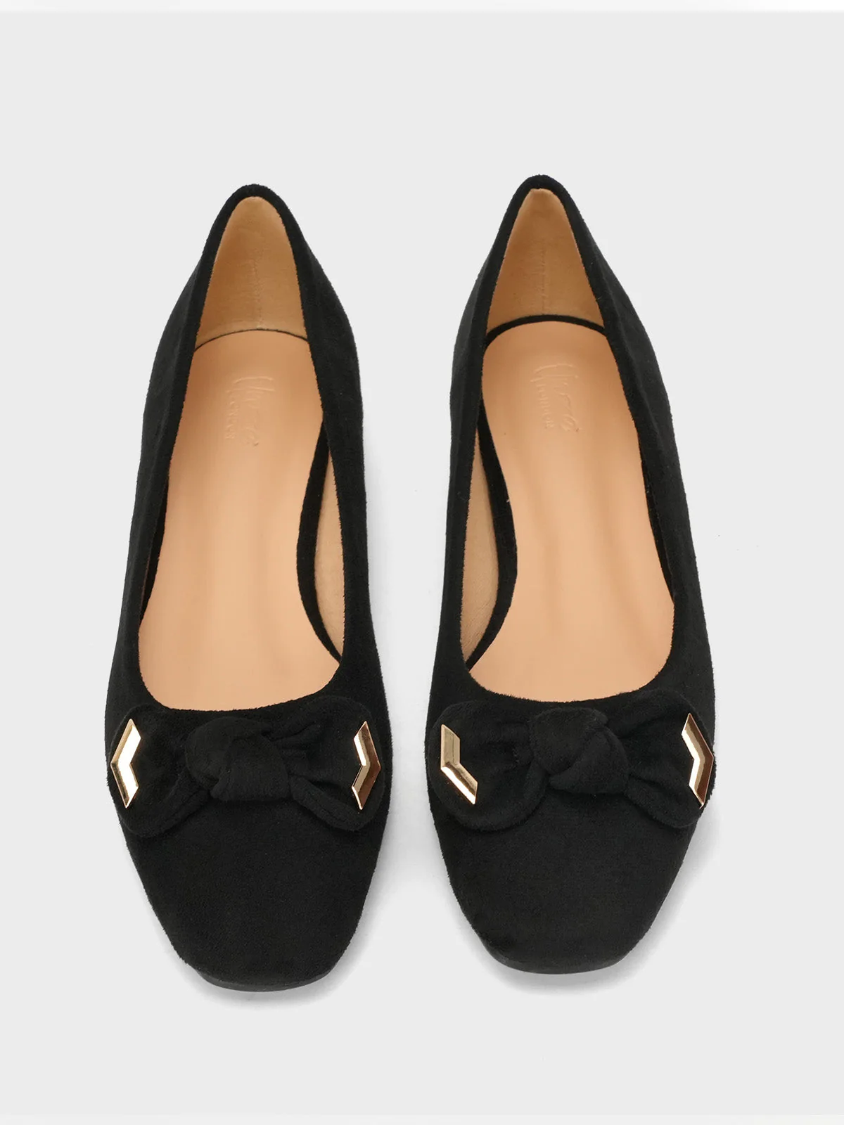 Womens "OKAPARA" Bow Accented Casual Pumps - Image 5
