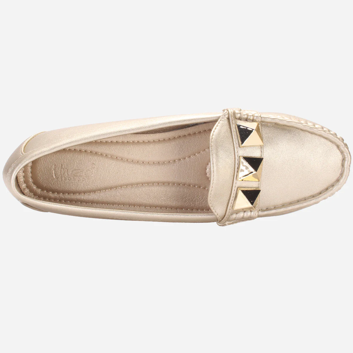 Womens "ORPHIA" Flat Comfy Slide In Moccasins - Image 4