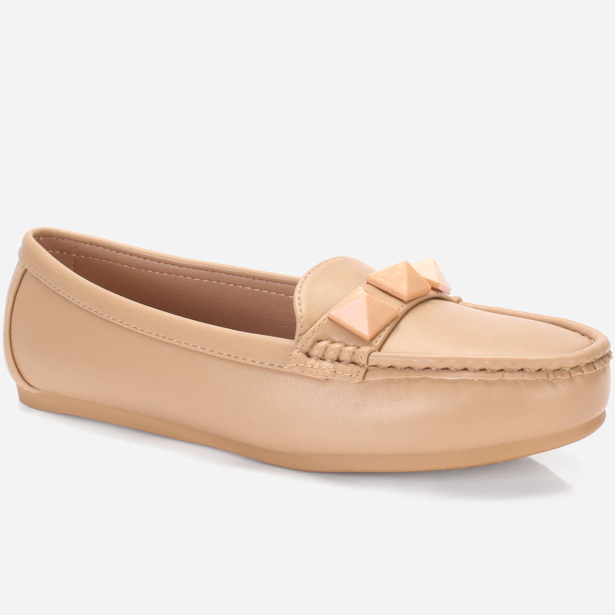 Womens "ORPHIA" Flat Comfy Slide In Moccasins