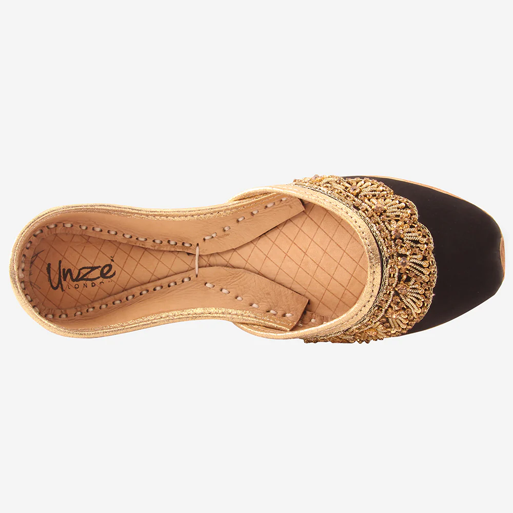 Womens "PARIZY" Decorated Flats Indian Khussa - Image 4