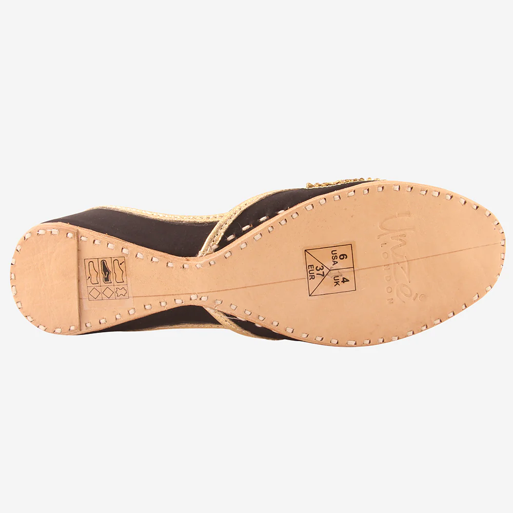 Womens "PARIZY" Decorated Flats Indian Khussa - Image 5