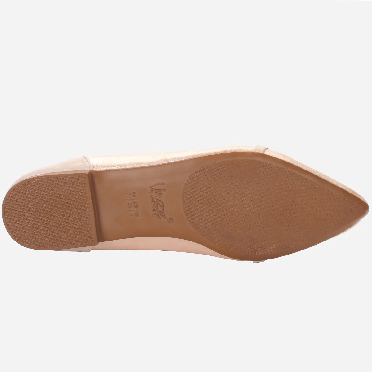 Women's "PARTIA" Pointed Toe Slip On Flat Pumps - Image 4