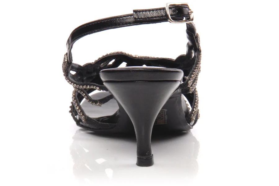 Womens 'Patsy' Jeweled Evening Heel Sandal - Image 2