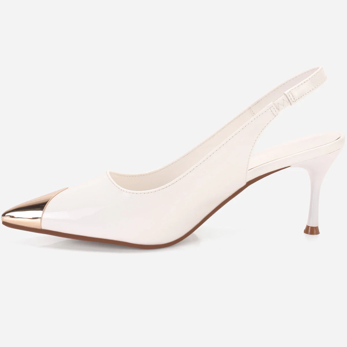 Womens "RICHIE" Pointed Toe Party Heeled Sandals - Image 3