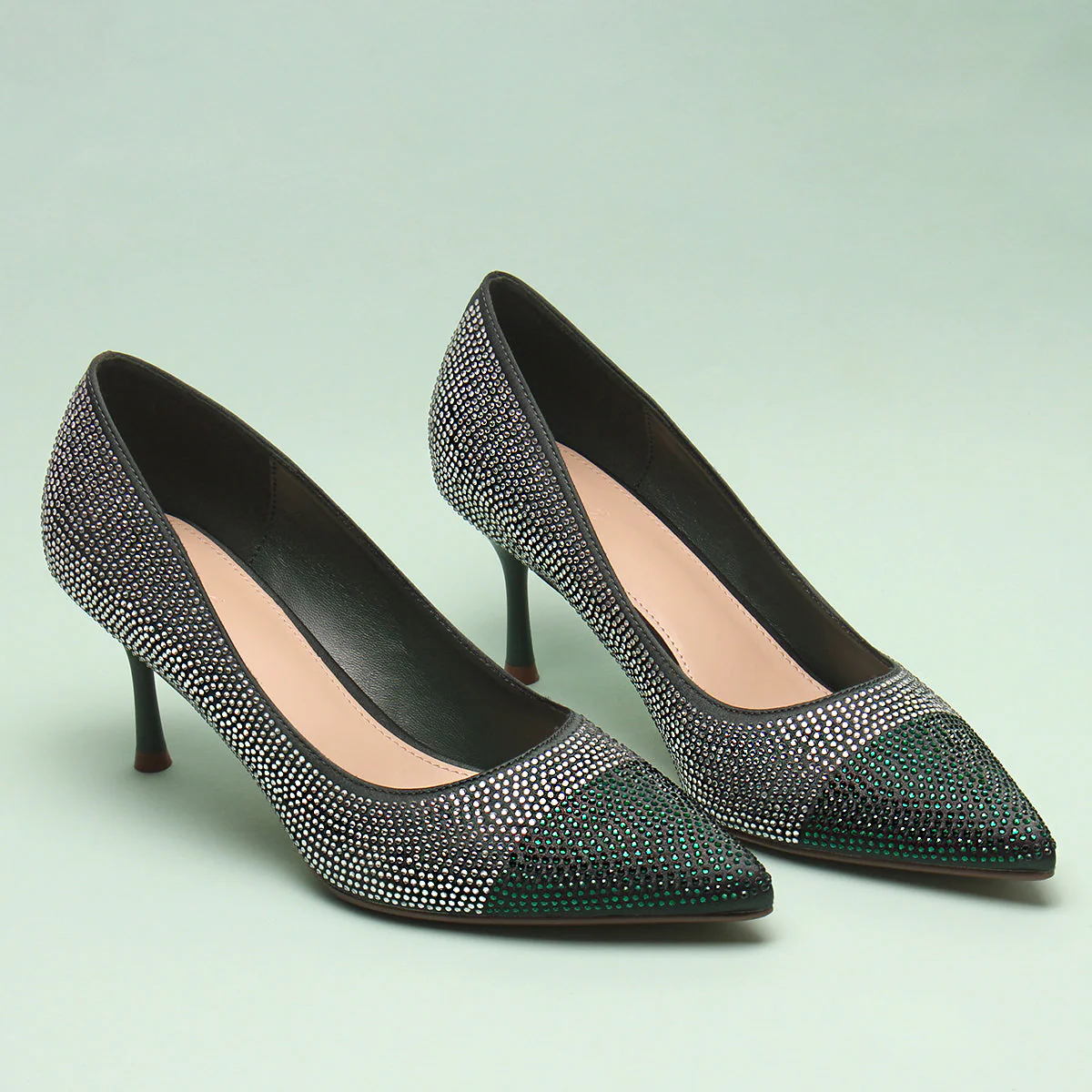 Women's "RIDA" Embellished Wedding Court Shoes - Image 6