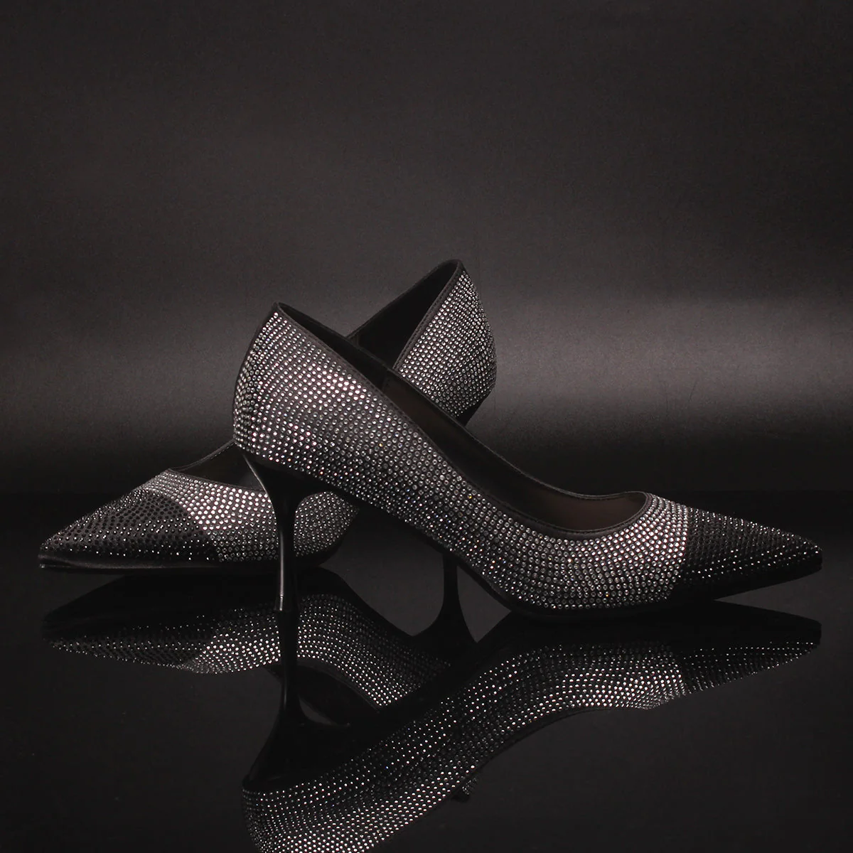 Women's "RIDA" Embellished Wedding Court Shoes - Image 6