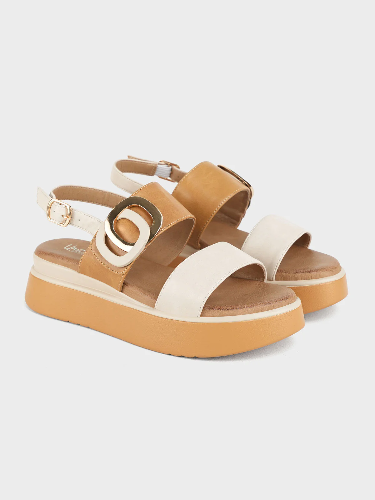Womens "ROSALIND" Casual Buckled Sandals - Image 4