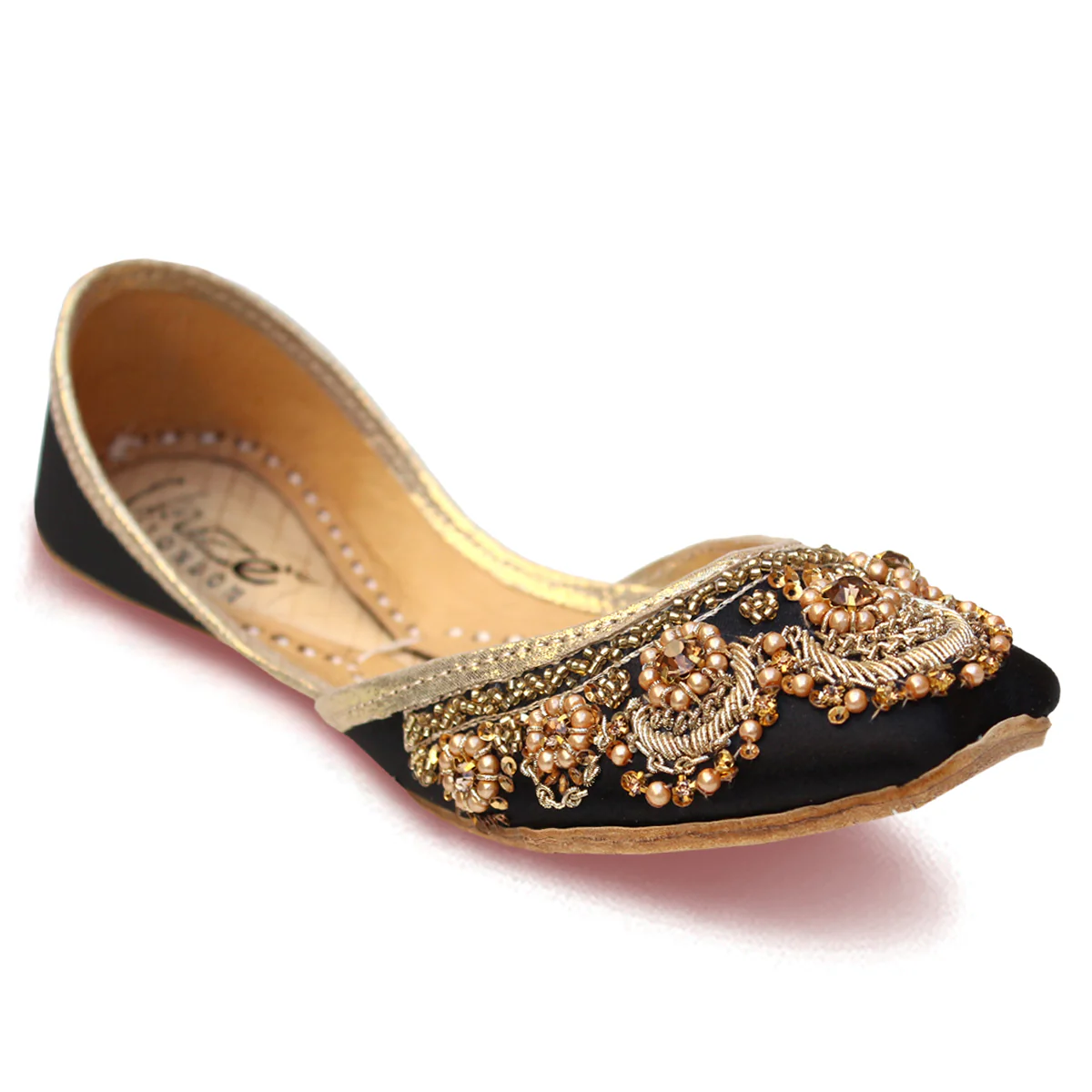 Women's "ROXELENA" Embellished Flat Khussa Pumps