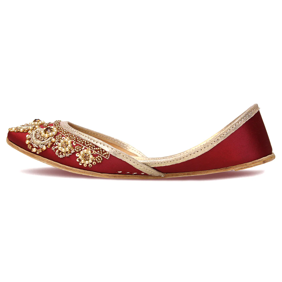 Women's "ROXELENA" Embellished Flat Khussa Pumps - Image 3