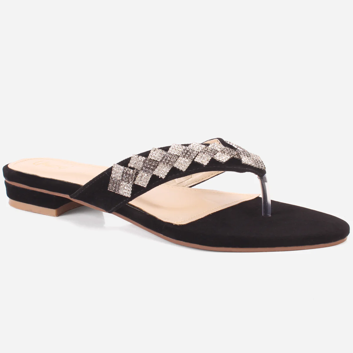 Womens "SADIE" Embellished Slide In Shoes