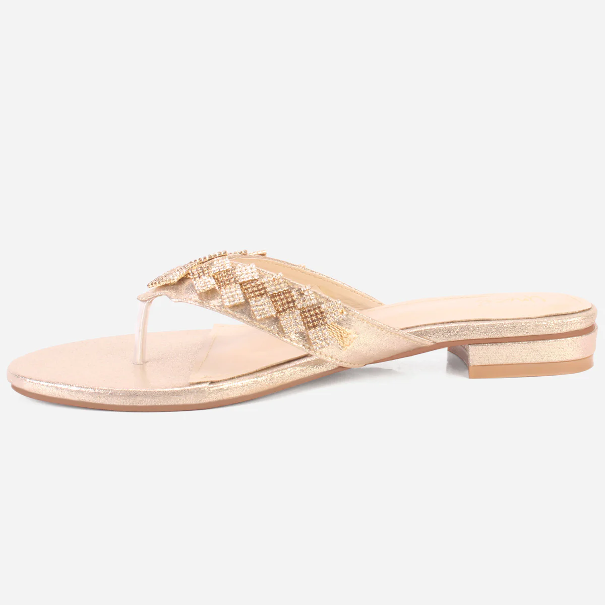 Womens "SADIE" Embellished Slide In Shoes - Image 3