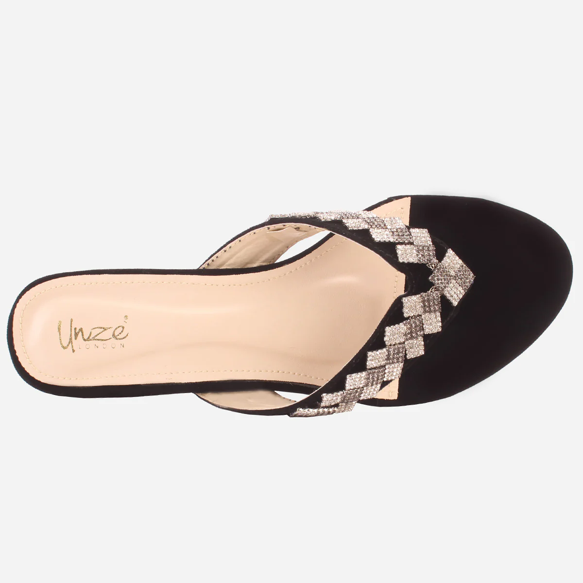 Womens "SADIE" Embellished Slide In Shoes - Image 4