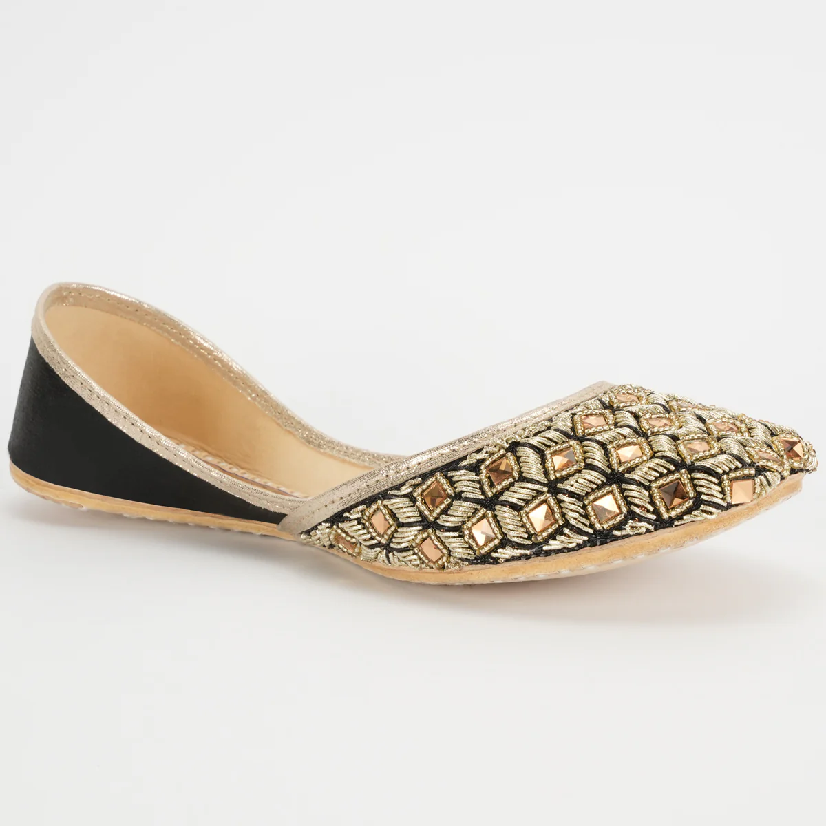 Womens "SCIPIO"Decorated Comfy Khussa