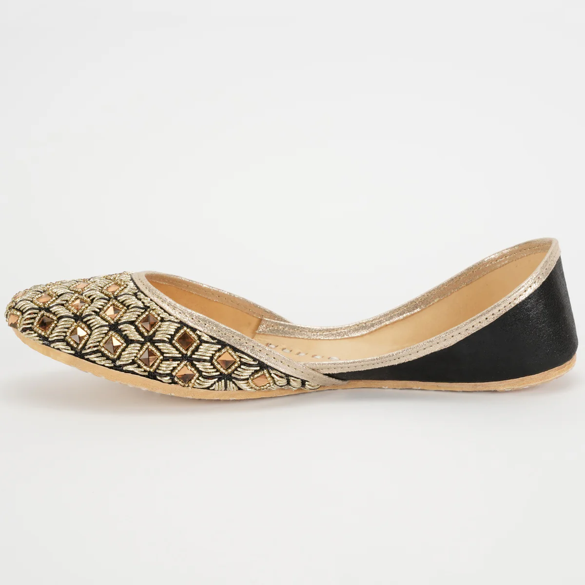 Womens "SCIPIO"Decorated Comfy Khussa - Image 3