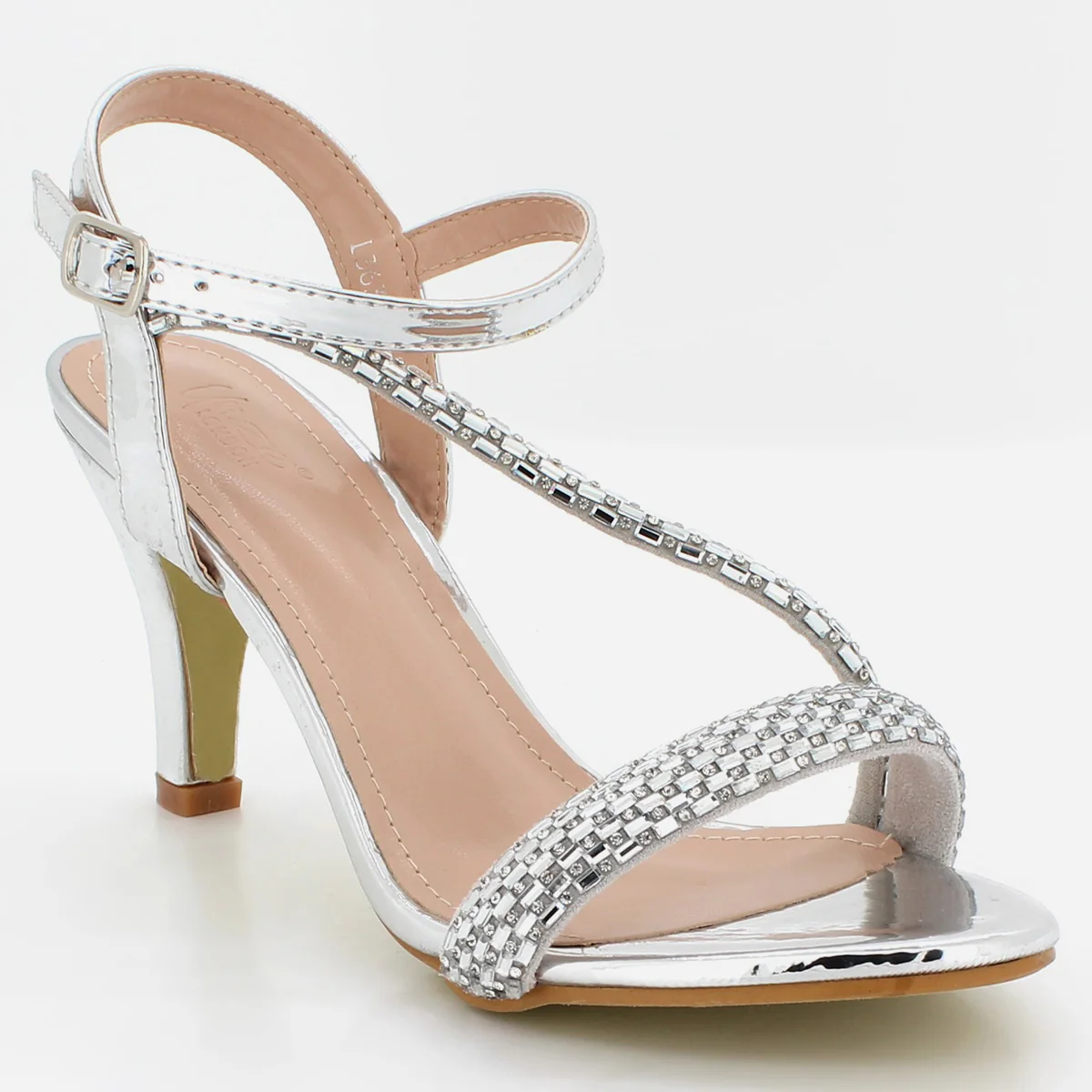 Womens "SEIRA" Delicate Embellished Party Sandals
