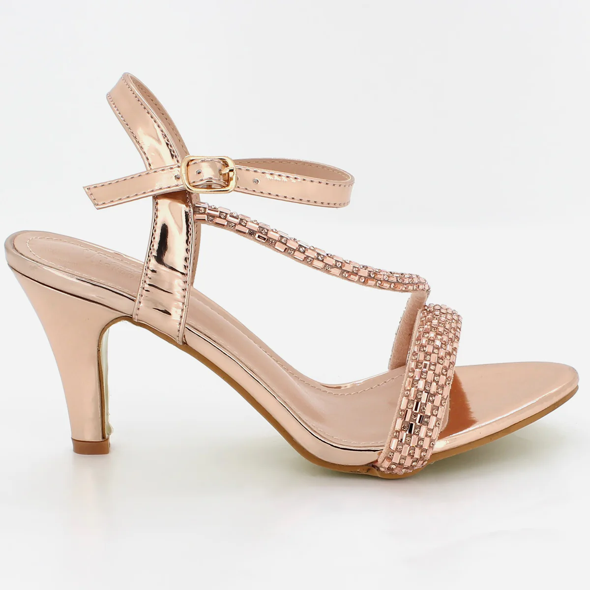 Womens "SEIRA" Delicate Embellished Party Sandals - Image 2