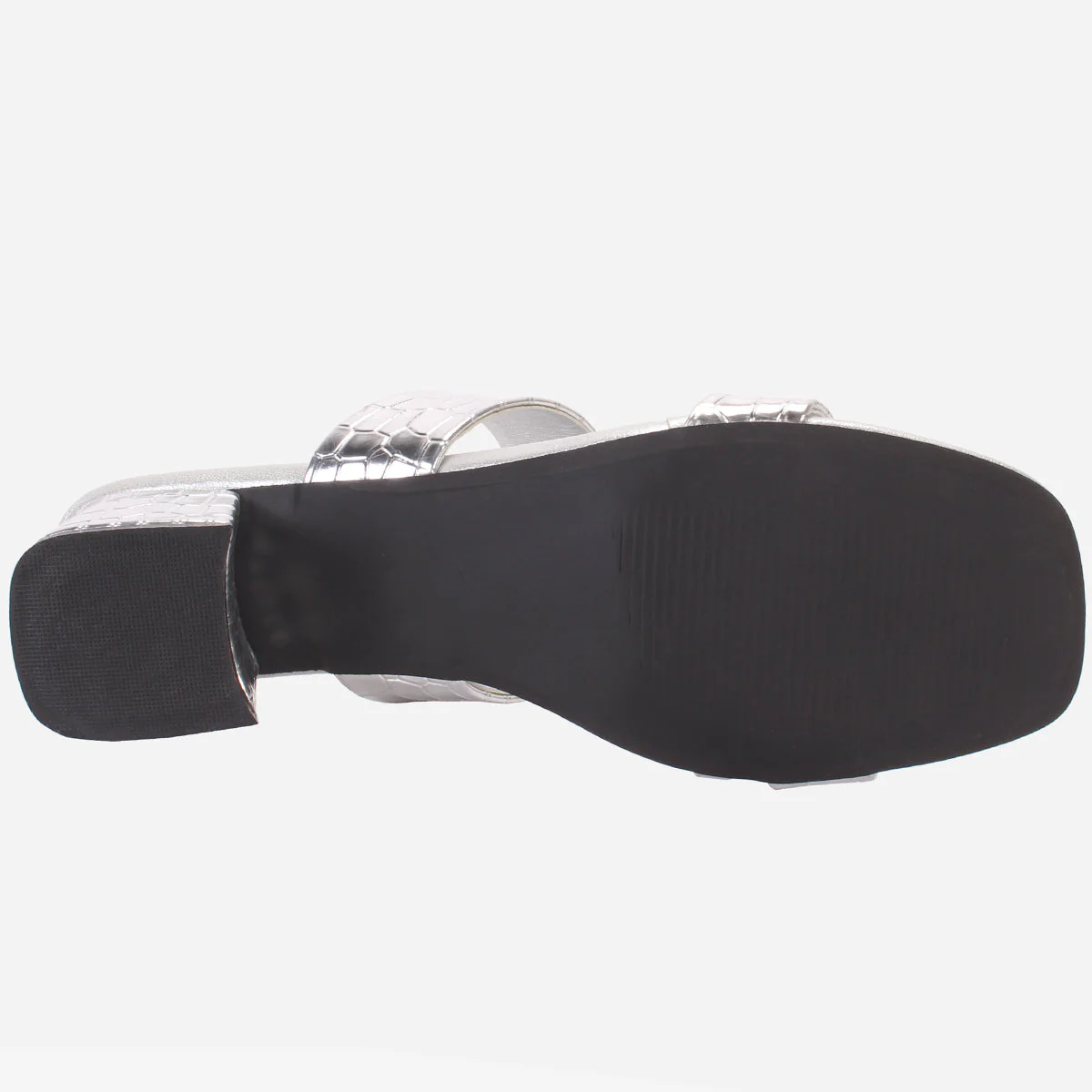 Womens "SEZEN" Block Heel Slide In Sandals - Image 5