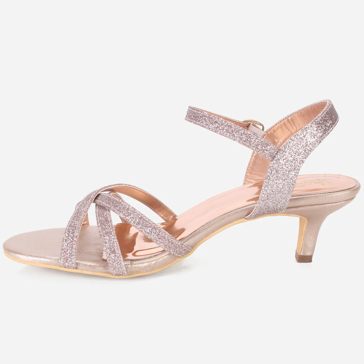 Womens "SHANELLE" Glitter Summer Sandals - Image 3