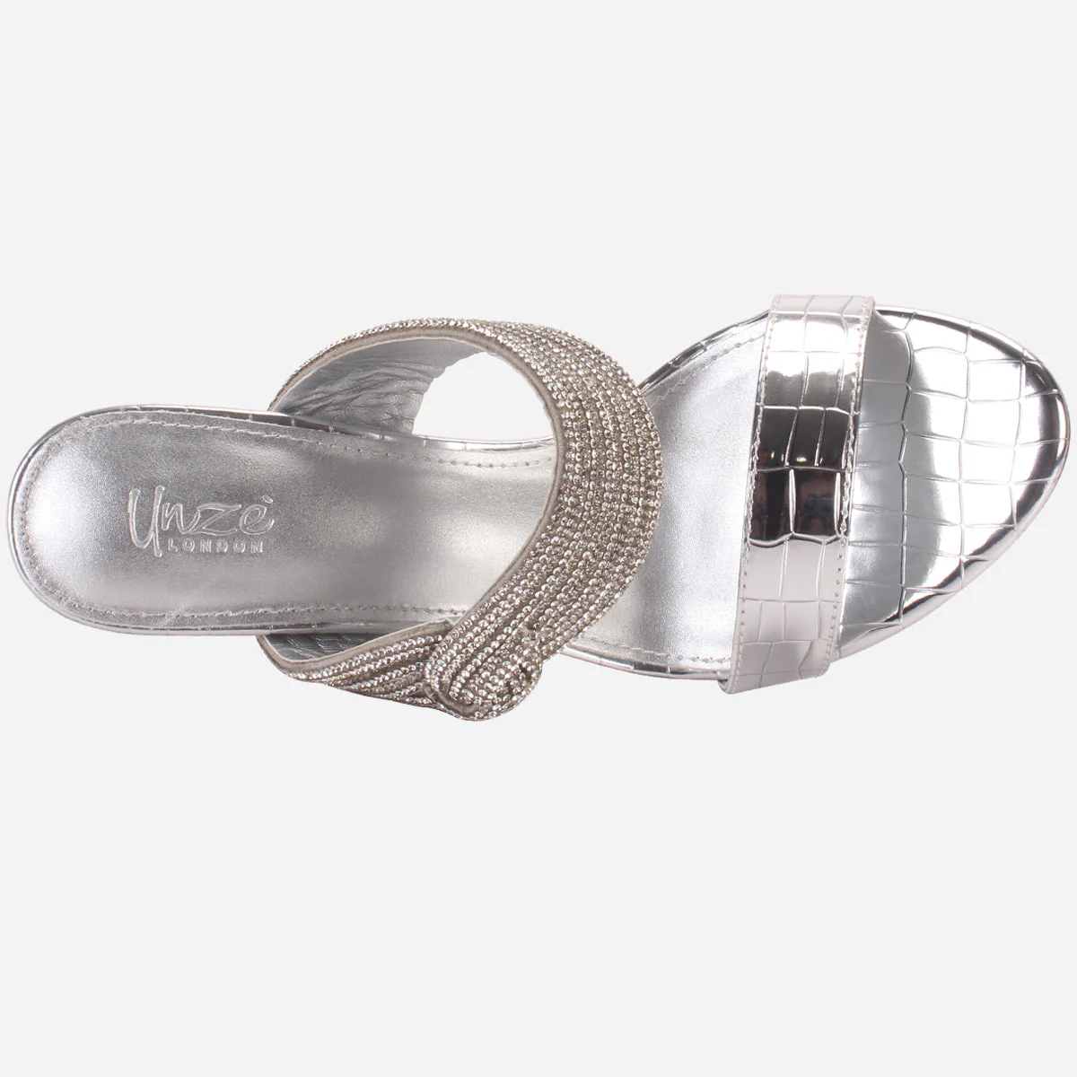 Womens "SHEMARO" Embellished Open Toe Sandals - Image 4