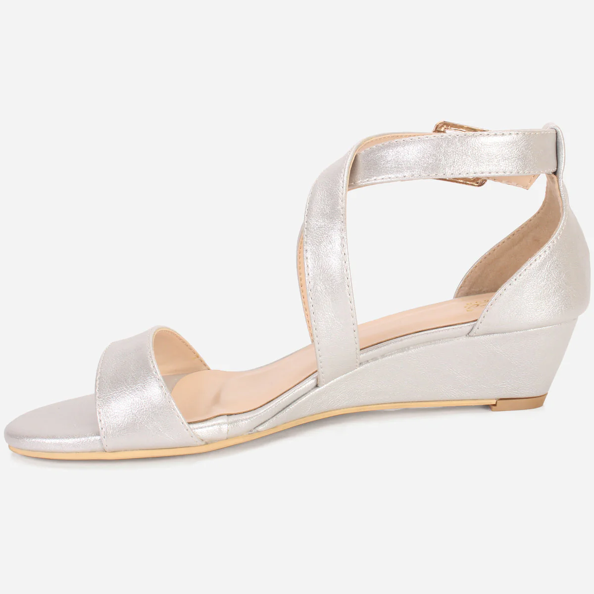 Womens "SHIETEL" Glittery Open Toe Summer Sandals - Image 3