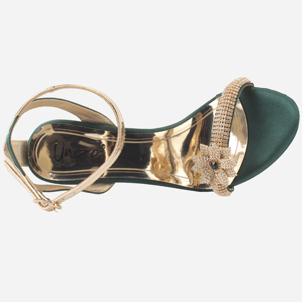Women's "SIFARA"Crystal Detailing Platform Sandals - Image 4